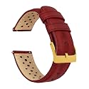 Barton Racing &amp; Rally Horween Leather Straps with Integrated Quick Release Spring Bars - Watch Bands