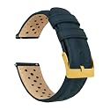 Barton Racing &amp; Rally Horween Leather Straps with Integrated Quick Release Spring Bars - Watch Bands