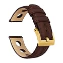 Barton Racing &amp; Rally Horween Leather Straps with Integrated Quick Release Spring Bars - Watch Bands