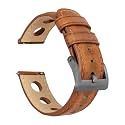 Barton Racing &amp; Rally Horween Leather Straps with Integrated Quick Release Spring Bars - Watch Bands
