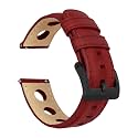 Barton Racing &amp; Rally Horween Leather Straps with Integrated Quick Release Spring Bars - Watch Bands