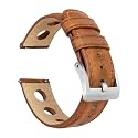 Barton Racing &amp; Rally Horween Leather Straps with Integrated Quick Release Spring Bars - Watch Bands