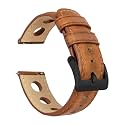 Barton Racing &amp; Rally Horween Leather Straps with Integrated Quick Release Spring Bars - Watch Bands