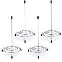 Barydat 4 Pcs Stainless Steel Paper Receipt Spike Holder
