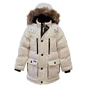 Base Camp Parka Puffer for Boys Heavy Puffer Winter Jacket with Hood and Removable Faux Fur