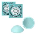 Base Laboratories Nipple Piercing Aftercare Soaker Set | Hands-Free Nipple Piercing Cleaner | Nipple Piercing Kit for Women | Cracked Nipple Care | 2PK | 2 x 2 Silicone Cups