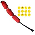 Baseball & Softball Swing Trainer and 12 Durable Foam Balls, Boost Your Bat Speed By Up to 20+ MPH, Unlock Swing Speed Increases. Great Gift for Baseball and Softball