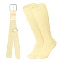 Baseball Belt and Baseball Socks Combo Set for Youth and Adult Available in 20 Colors