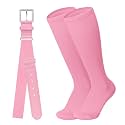 Baseball Belt and Baseball Socks Combo Set for Youth and Adult Available in 20 Colors