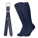 Baseball Belt and Baseball Socks Combo Set for Youth and Adult Available in 20 Colors