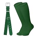 Baseball Belt and Baseball Socks Combo Set for Youth and Adult Available in 20 Colors