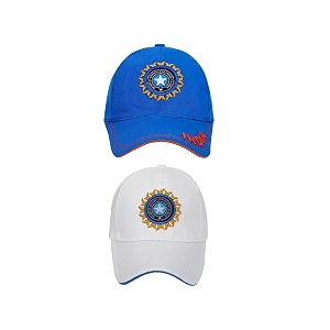 baseball caps for men and women virat cotton blend caps men for all sports workouts gym running cricket caps for boys and girls use ind blue white