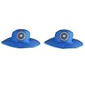 Baseball Caps for Men and Women - Cotton Blend for All Sports, Workouts, Gym, Running, Cricket - Combo for Boys and Girls (Blue 2 Hat)