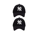 Cap for Men and Women VIRAT Cotton Blend Cap Use for Sports Cricket All Outdoor Indoor Activities (Black NY Black NY)