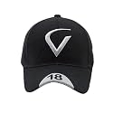 Cap for Men and Women VIRAT Cotton Blend Cap Use for Sports Cricket All Outdoor Indoor Activities (Black V)