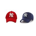 Baseball Caps for Men and Women VIRAT Cotton Blend Caps Men for All Sports Workouts Gym Running Cricket Caps for Boys and Girls Use Red Blue