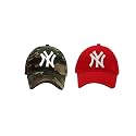Baseball Caps for Men and Women VIRAT Cotton Blend Caps Men for All Sports Workouts Gym Running Cricket Caps for Boys and Girls Use (Red Army)