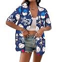 Baseball Shirt Women Baseball Jersey Graphic Button Down Shirt Game Day Short Sleeve Tops