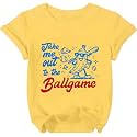 Baseball Shirts for Toddler Girl Boy Baseball Player T Shirt Game Day Sports Fan Short Sleeve Tee Top