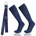Baseball Socks and Belt Combo for Youth Adult - Softball Socks and Belt for Boys and Girls