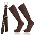 Baseball Socks and Belt Combo for Youth Adult - Softball Socks and Belt for Boys and Girls