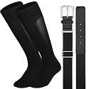 Baseball Socks and Belt Combo for Youth Adult Softball Sock Belt for Boys and Girls