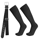Baseball Socks and Belt Combo for Youth Adult - Softball Socks and Belt for Boys and Girls