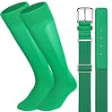 Baseball Socks and Belt Combo for Youth Adult Softball Sock Belt for Boys and Girls