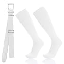 Baseball Socks and Belt Combo for Youth Adult - Softball Socks and Belt for Boys and Girls