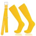 Baseball Socks and Belt Combo for Youth Adult - Softball Socks and Belt for Boys and Girls