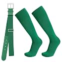 Baseball Socks and Belt Combo for Youth Adult - Softball Socks and Belt for Boys and Girls