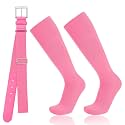 Baseball Socks and Belt Combo for Youth Adult - Softball Socks and Belt for Boys and Girls