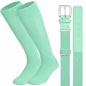 Baseball Socks and Belt Combo for Youth Adult Softball Sock Belt for Boys and Girls