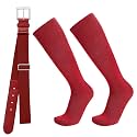 Baseball Socks and Belt Combo for Youth Adult - Softball Socks and Belt for Boys and Girls