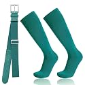 Baseball Socks and Belt Combo for Youth Adult - Softball Socks and Belt for Boys and Girls