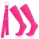Baseball Socks and Belt Combo for Youth Adult - Softball Socks and Belt for Boys and Girls