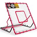 Baseball Softball Rebounder Pitch Back Net,4x4.5FT Adjustable Throw Trainer