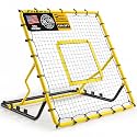 Baseball Softball Rebounder Pitch Back Net,4x4.5FT Adjustable Throw Trainer