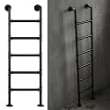Basement Window Well Egress Ladder, Wall Mounted Straight Ladder, Heavy Duty Universal Climbing Ladders for Attic Bunk Bed, Loft, RV, Dorm, Outside(1.2m/3.9ft/47in)
