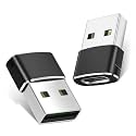 Basesailor USB to USB C Adapter,Type C Female to USBA Male Converter Black