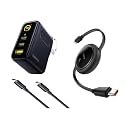 Baseus Picogo 100W USB C Charger and Baseus 100W Retractable USB C Fast Charging Cable