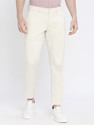BASICS Tapered Men White Trousers