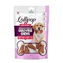 Basil Gluten Free Treats &amp; Chews (Guilt-Free) Lollipop, Layered with Chicken for Dogs, Puppies, Diet Treats for Pets (92gms in 1 Packet) - Pack of 1