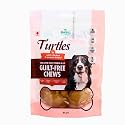 Basil Gluten Free Chews &amp; Dog Treats for Puppy &amp; Dog with Turtle Peanut Butter | Layered with Chicken | 100% Rawhide Free Chew Treat for Dogs &amp; Puppies | Dog Breath Freshener | Pack of 1 | 100 Grams