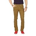 Basilio Cotton Knitted Fabric Stretchable Denim Regular Fit Mid Rise Jeans Pant for Men