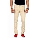 Basilio Cotton Knitted Fabric Stretchable Denim Regular Fit Mid Rise Jeans Pant for Men