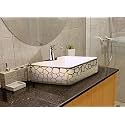 Latest Ceramic Wash Basin Countertop Tabletop Bathroom Sink Wash Basin (19 x 14.5 x 5 INCH) NC 114