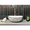 Wash Basin Countertop | Tabletop Ceramic Bathroom Sink | Wash Basin Over Counter | Wash Basin For Bathroom (16 x 13 x 6 INCH) NC 815