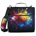 Basketball Colorful Sport Zipper Binder Bag 3 Ring Binder
