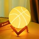 Basketball Night Light, Gifts for Fathers Dad Men Basketball lamp Room with Remote Control 16 Colors Changing Sport Fan Room Decoration Graduation Gifts for Boy Kids (5.9 inch)